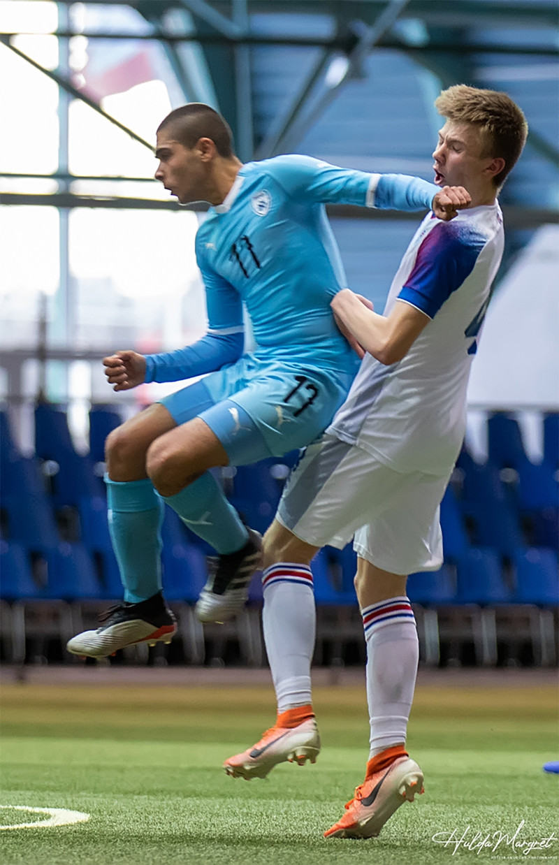 Myndaveisla: Flottur sigur U17 gegn Ísrael