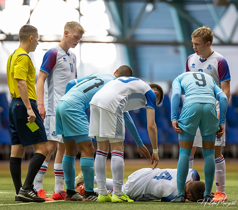 Myndaveisla: Flottur sigur U17 gegn Ísrael