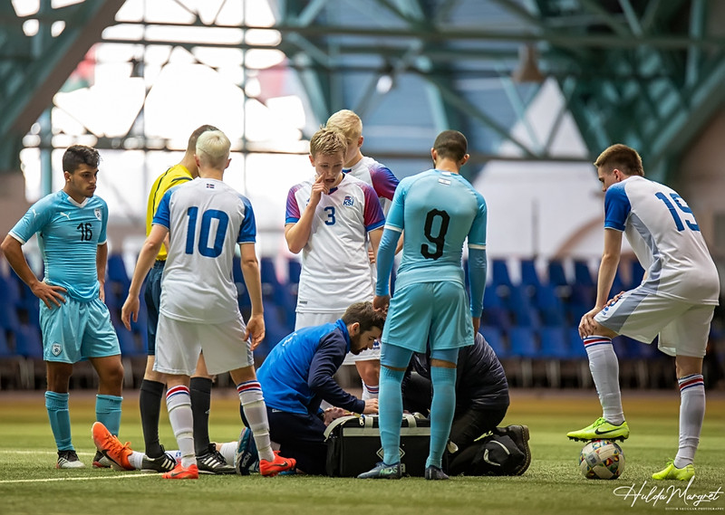 Myndaveisla: Flottur sigur U17 gegn Ísrael