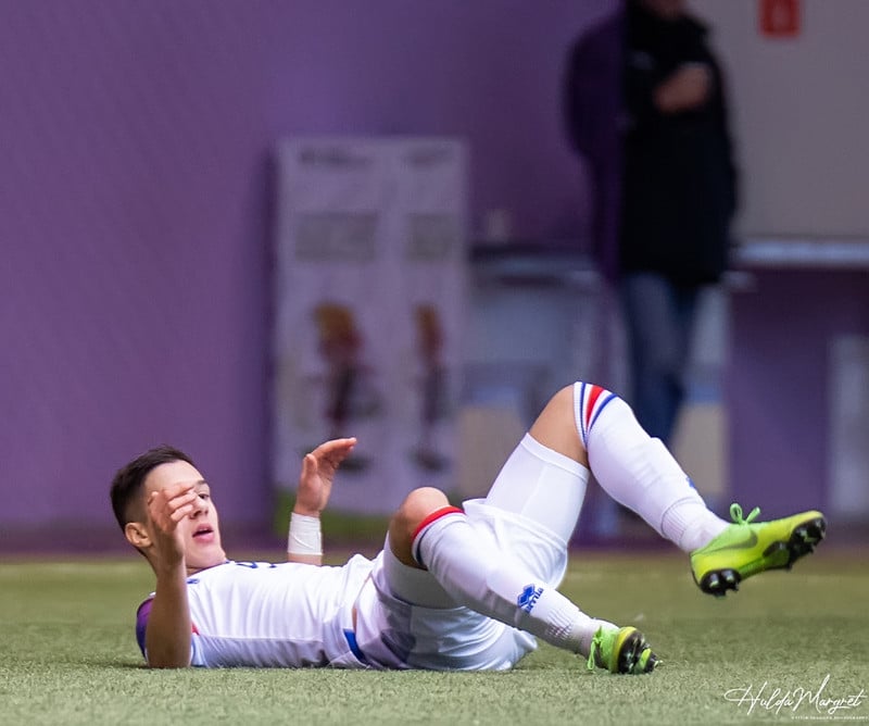 Myndaveisla: Flottur sigur U17 gegn Ísrael