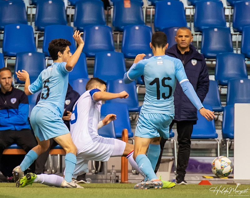 Myndaveisla: Flottur sigur U17 gegn Ísrael