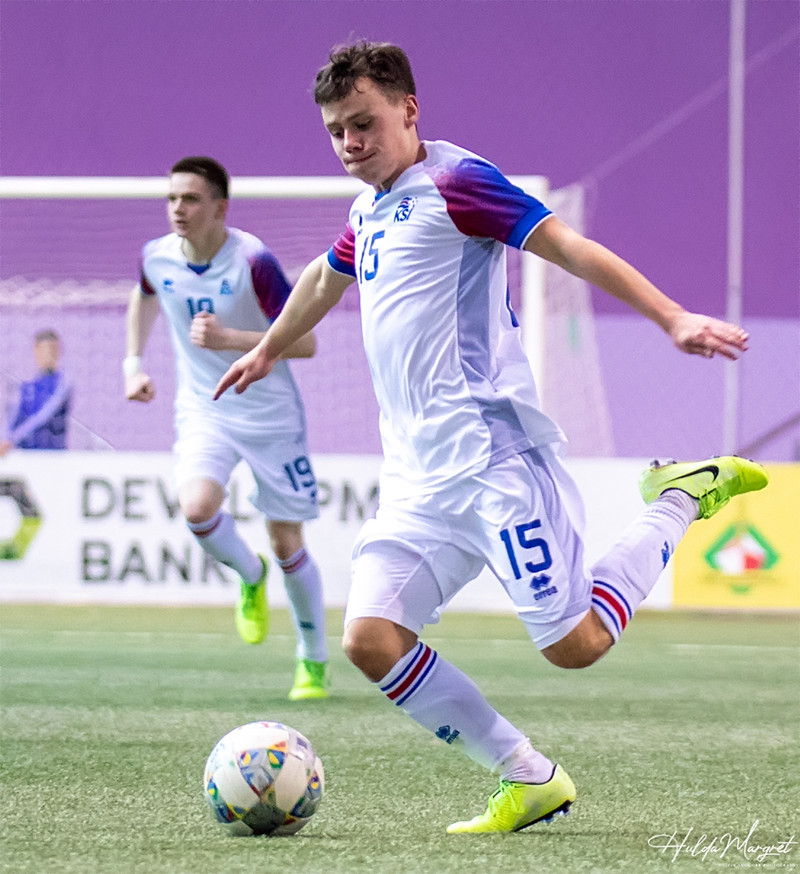 Myndaveisla: Flottur sigur U17 gegn Ísrael