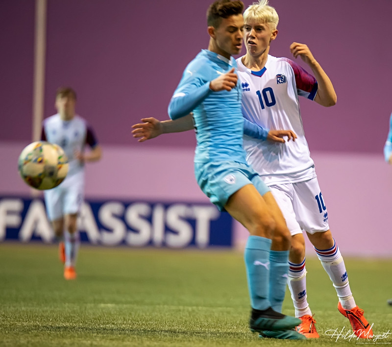 Myndaveisla: Flottur sigur U17 gegn Ísrael
