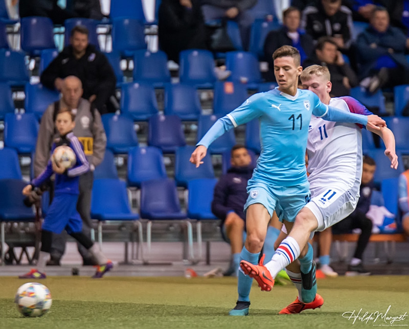 Myndaveisla: Flottur sigur U17 gegn Ísrael