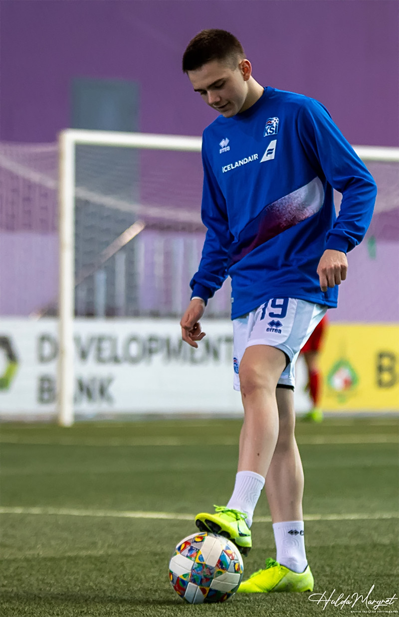 Myndaveisla: Flottur sigur U17 gegn Ísrael