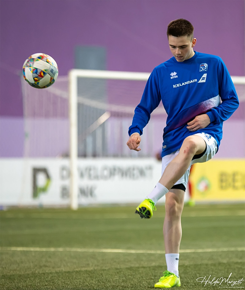 Myndaveisla: Flottur sigur U17 gegn Ísrael