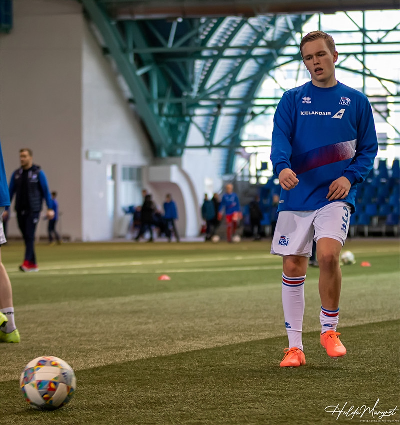 Myndaveisla: Flottur sigur U17 gegn Ísrael
