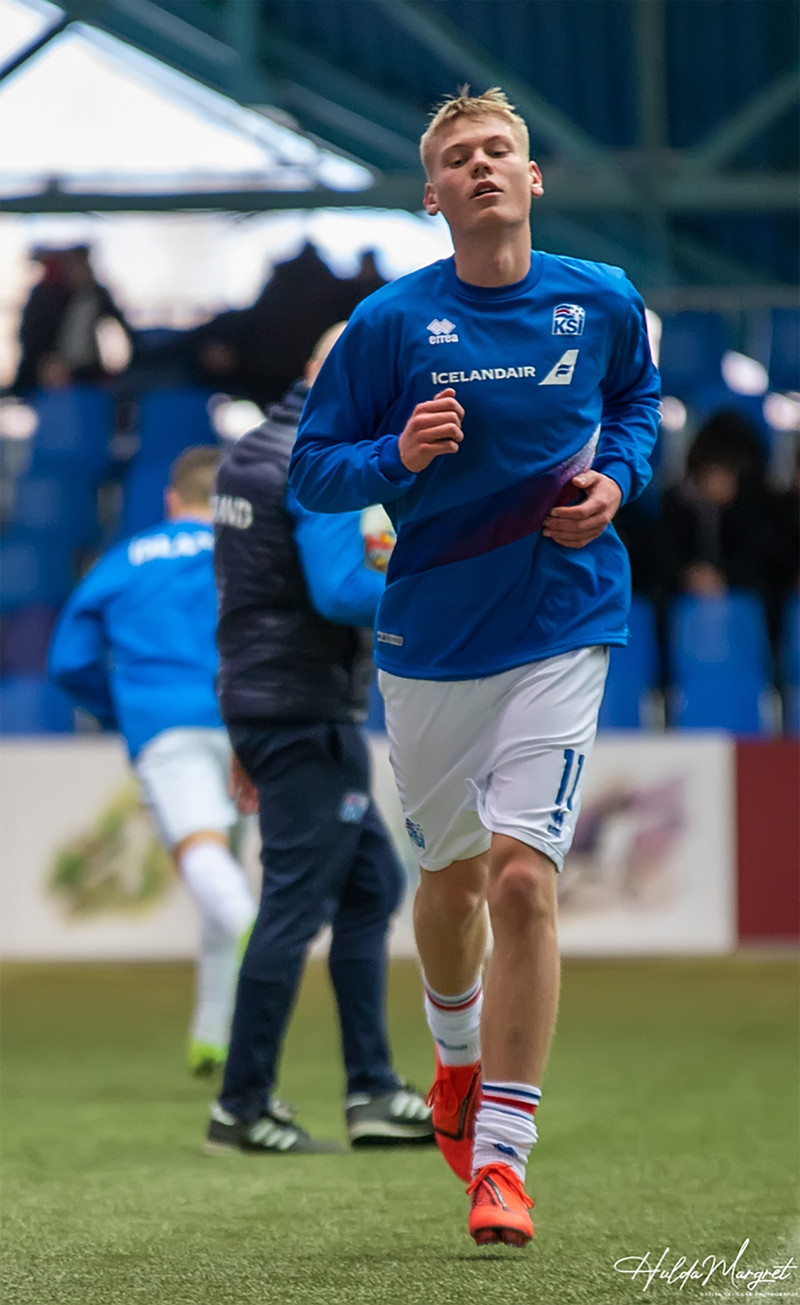 Myndaveisla: Flottur sigur U17 gegn Ísrael