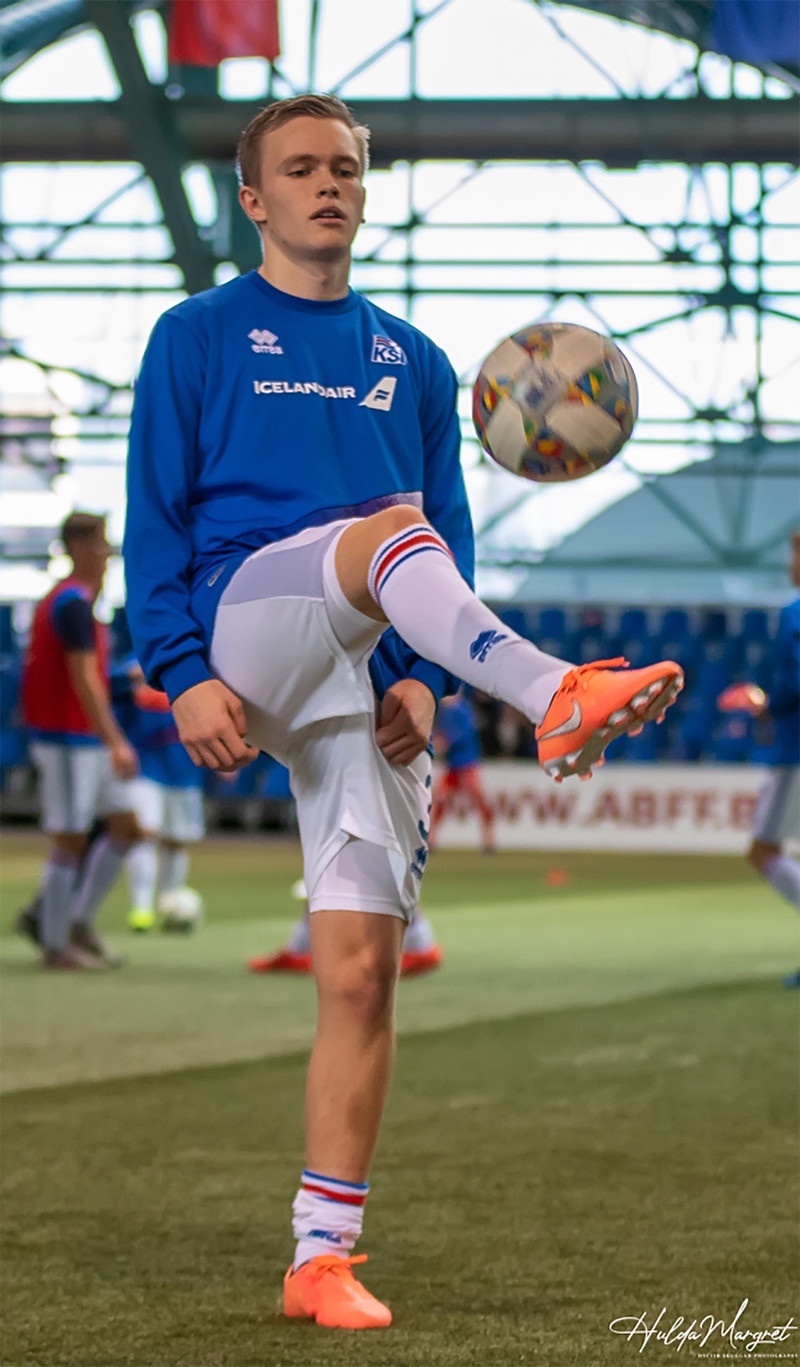 Myndaveisla: Flottur sigur U17 gegn Ísrael