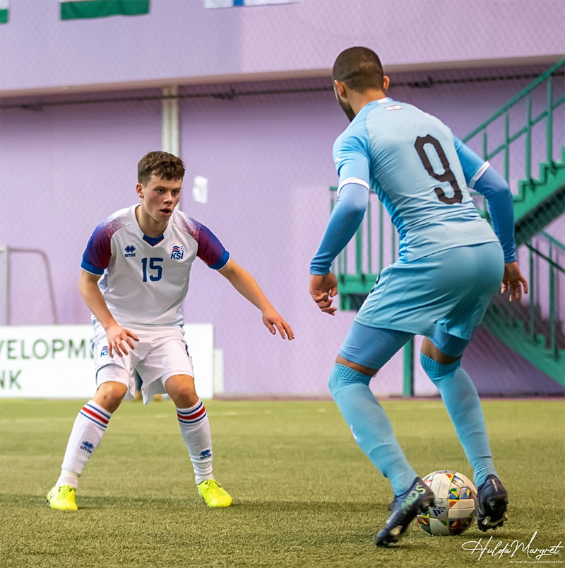 Myndaveisla: Flottur sigur U17 gegn Ísrael