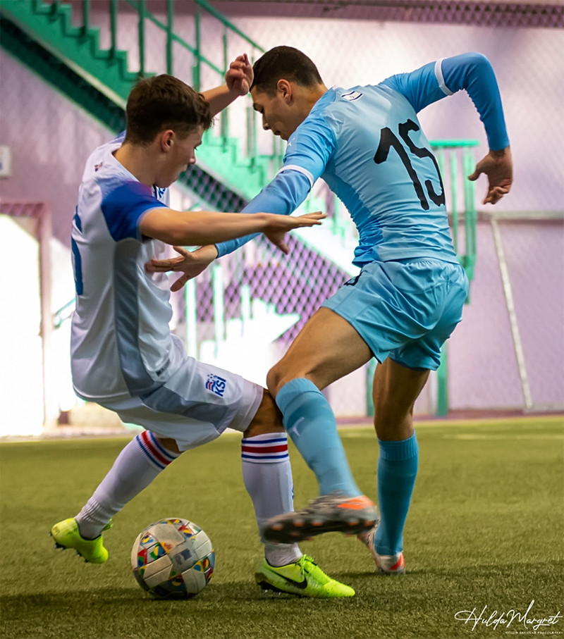 Myndaveisla: Flottur sigur U17 gegn Ísrael