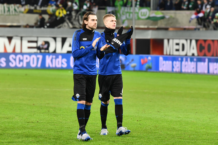 Samúel Kári og Anthony Evans.