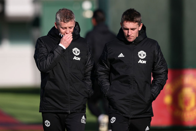 Solskjær og McKenna.