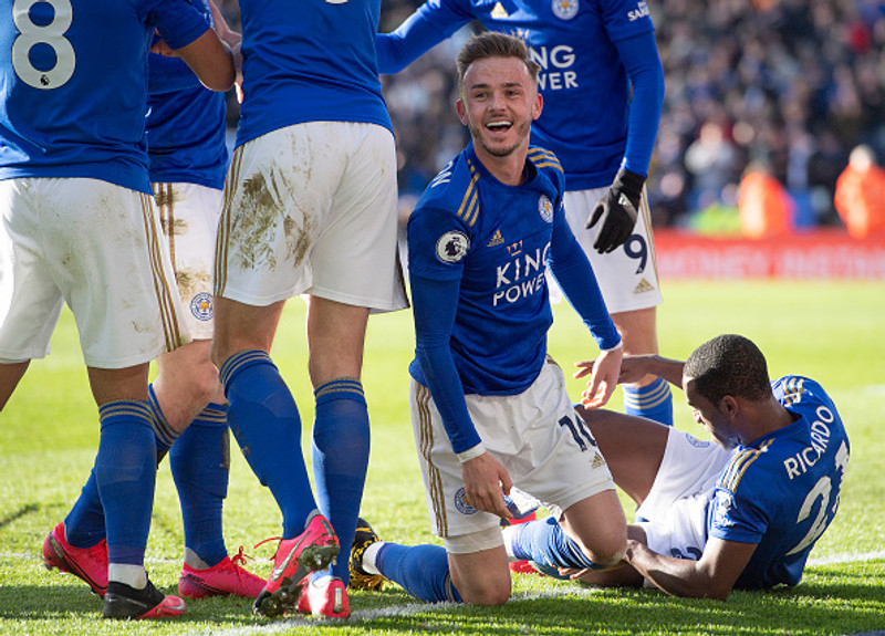 James Maddison, leikmaður Leicester.