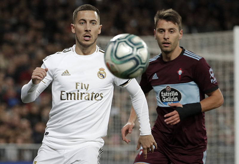 Hazard í leiknum í gær.