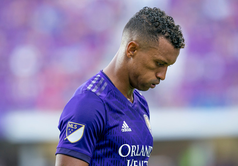 Nani lék á árum áður með Manchester United.