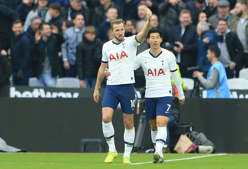 Harry Kane og Heung-min Son eru í liðinu.