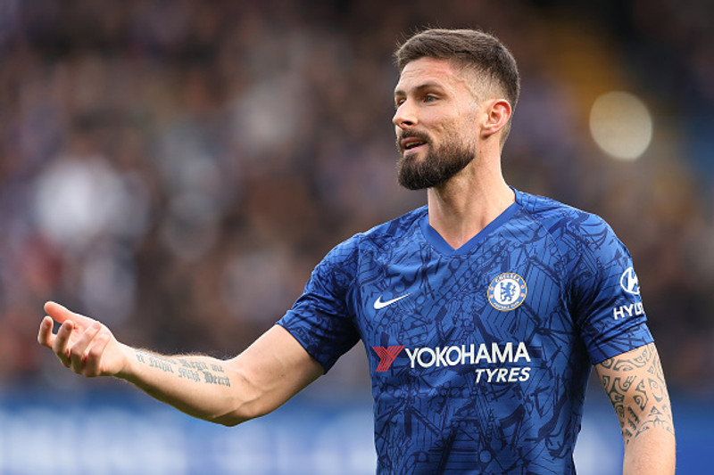 Giroud kom Chelsea á bragðið í leiknum.