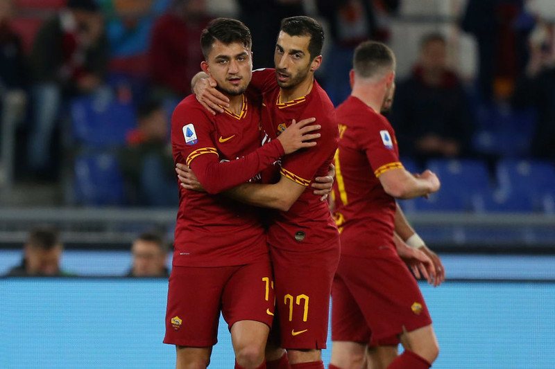 Ítalía: Mkhitaryan skoraði og lagði upp gegn Lecce