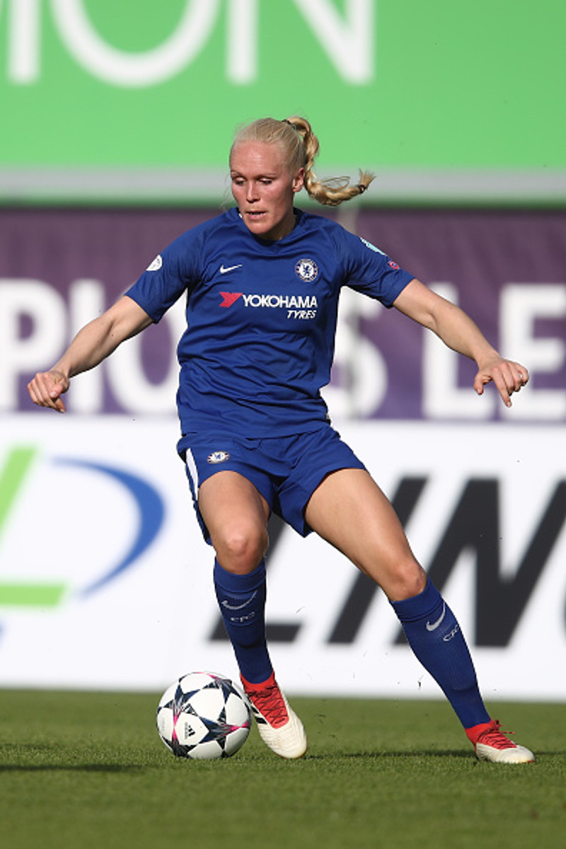 María kom inn á eftir að Man City tapaði í 3-3. Hún er að stíga upp úr meiðslum.