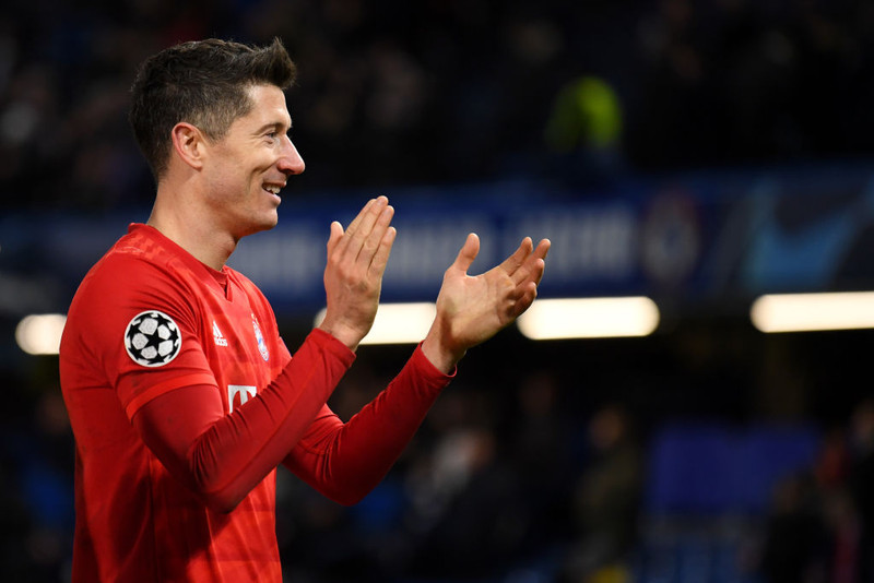 Robert Lewandowski lagði upp tvö og skoraði eitt