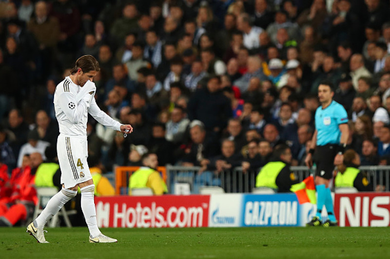Ramos gengur af velli.S
