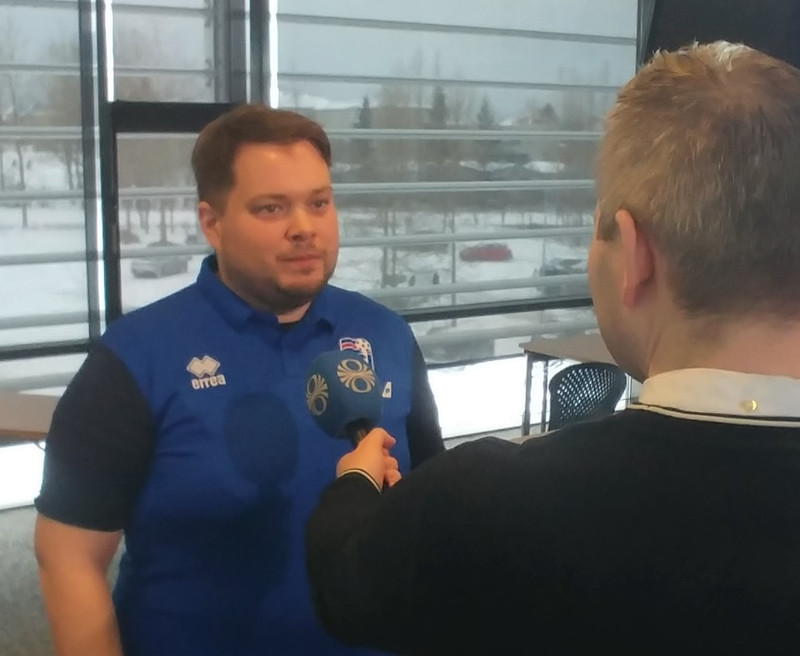 Fyrirliðinn Aron Ívarsson.
