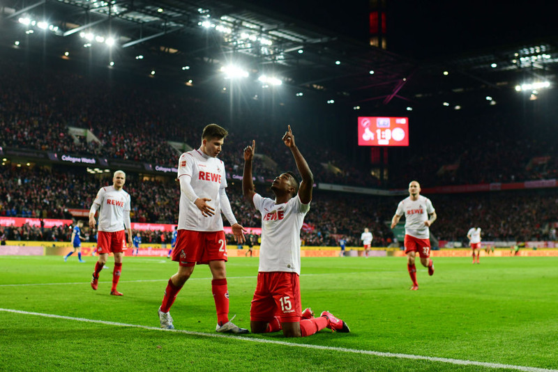 Cordoba fagnar marki með Köln.