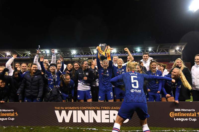 Chelsea er Englandsmeistari kvenna.