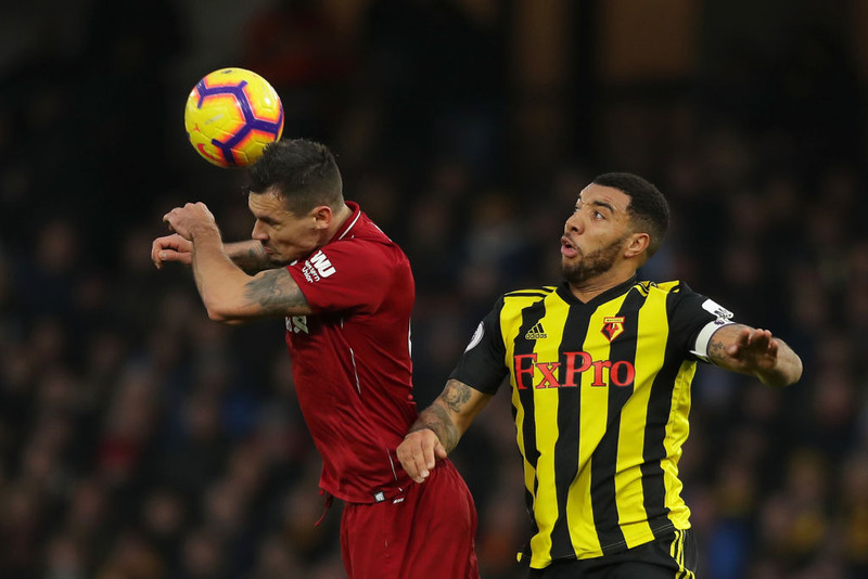 Dejan Lovren í leik með Liverpool gegn Watford