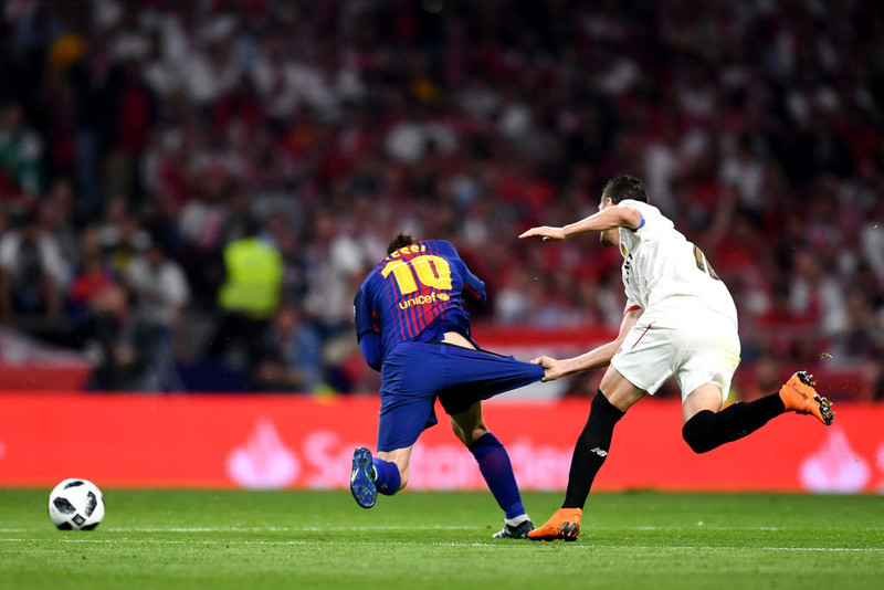 Messi og Ramos þekkjast vel.