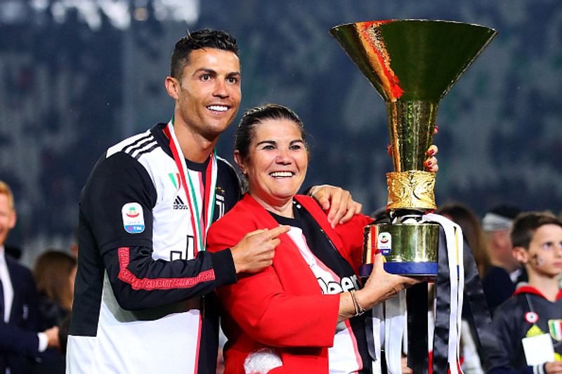 Cristiano Ronaldo og Dolores Aveiro.