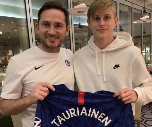 Frank Lampard og Jimi Tauriainen.