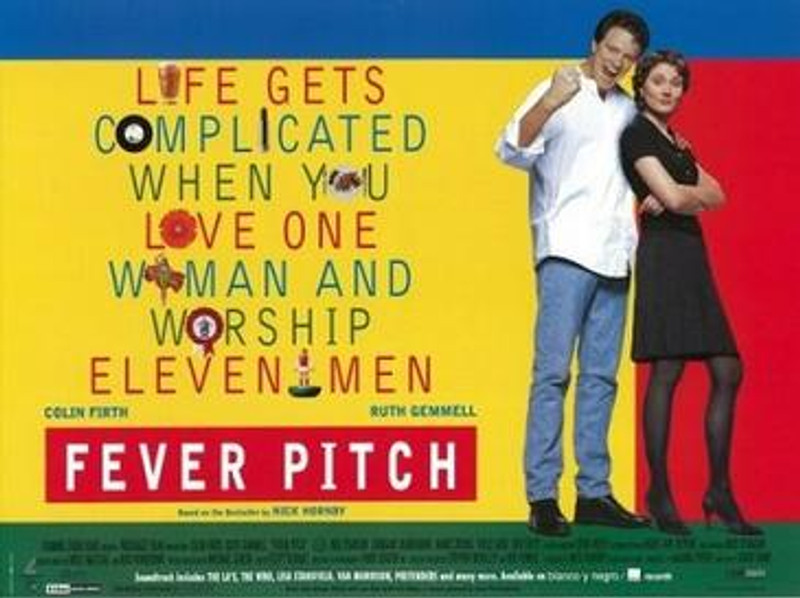 10. FEVER PITCH (1997) - Lífið verður flókið þegar þú elskar eina konu en dýrkar ellefu karlmenn. Colin Firth leikur stuðningsmann Arsenal í þessari skemmtilegu mynd sem gerð var eftir bók Nick Hornby.