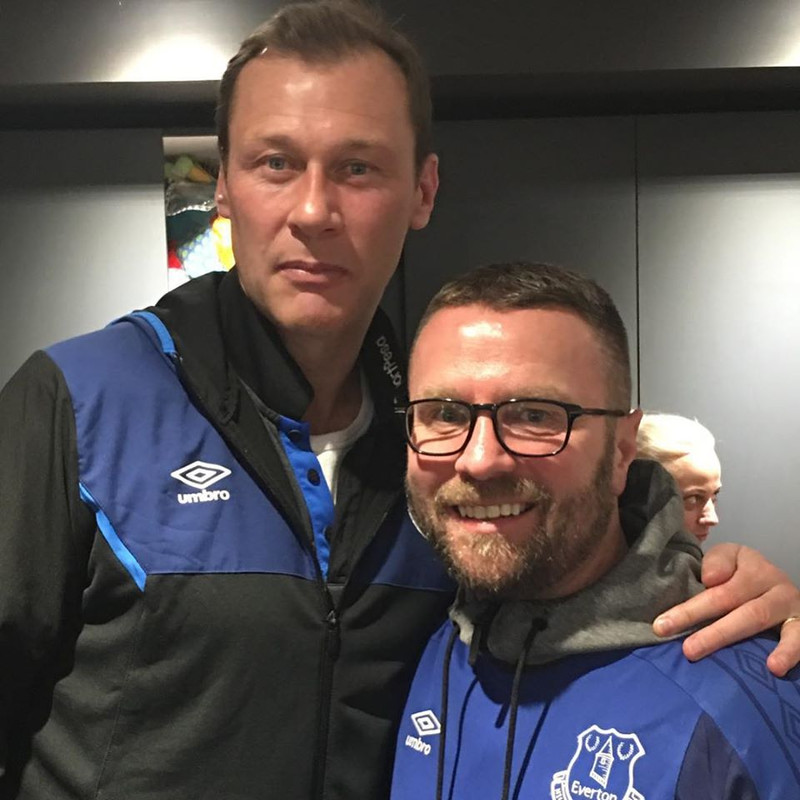 Duncan Ferguson og Leifur Garðarsson. Duncan er á sínum stað í liðinu.