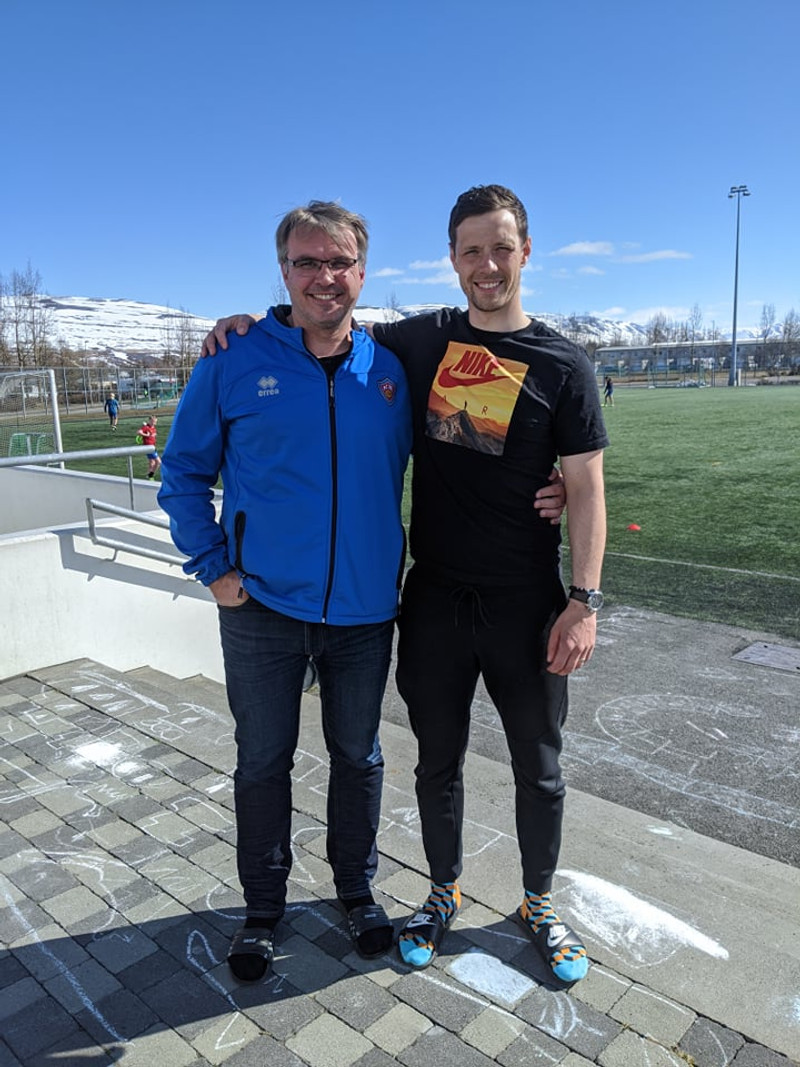 Sævar Pétursson og Hallgrímur Jónasson