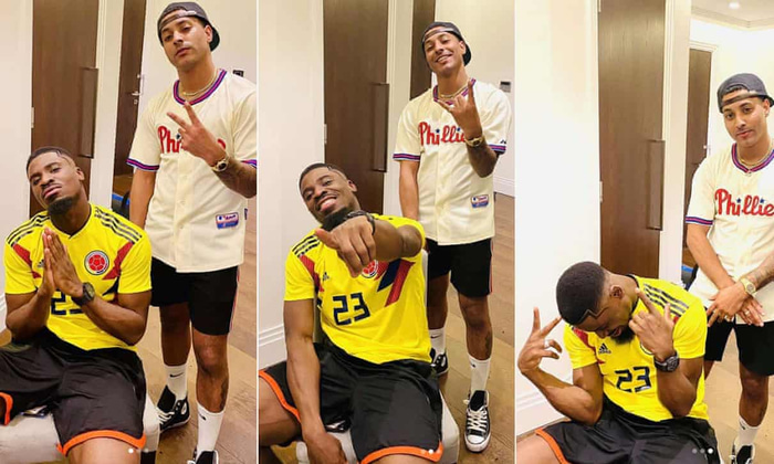 Aurier fær sér nýja klippingu.