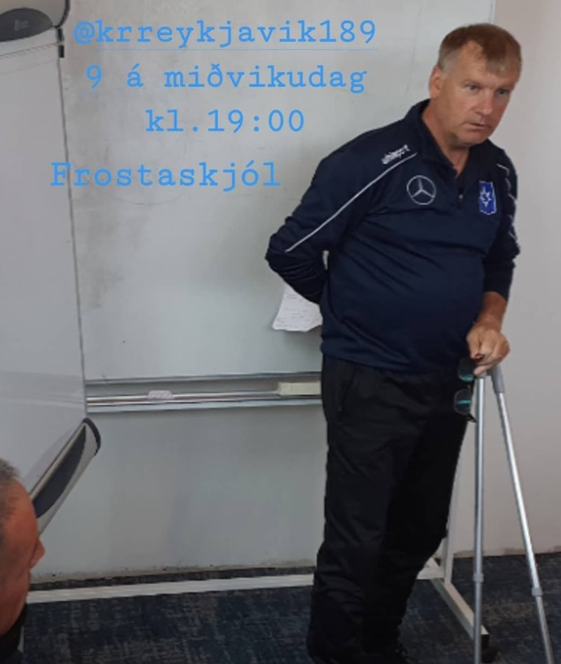 Ólafur með liðsfund í Garðabænum.
