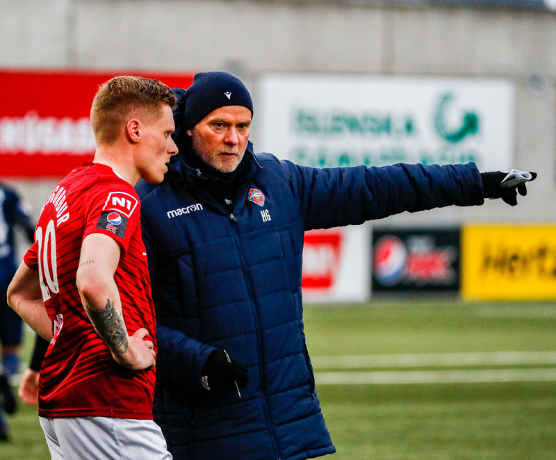 Orri Sigurður skoraði fyrsta mark Valsmanna í dag