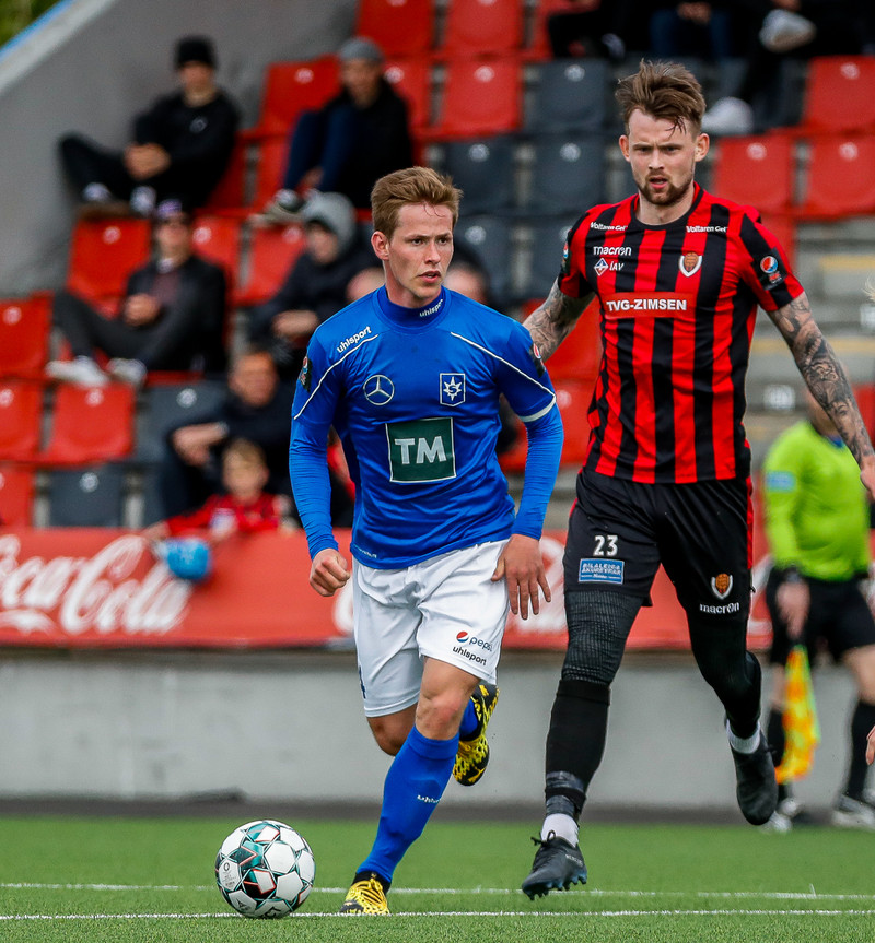 Alex Þór Hauksson í leik gegn Víkingi í gær.