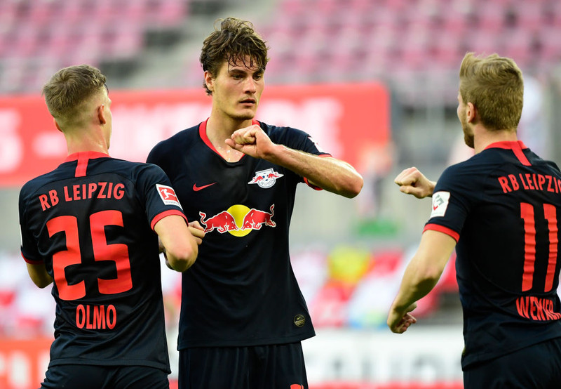 Þýskaland: Leipzig á toppinn í bili hið minnsta