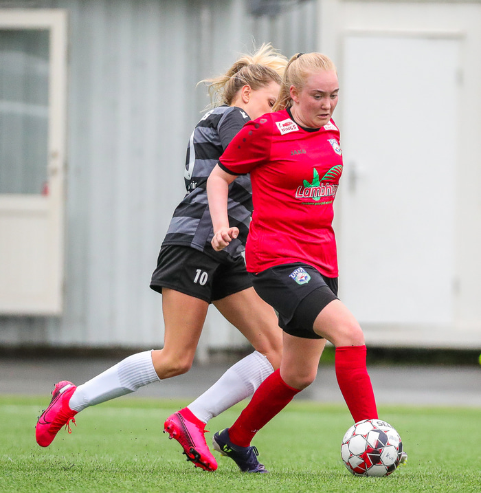 Ragna Guðrún í leik með Aftureldingu