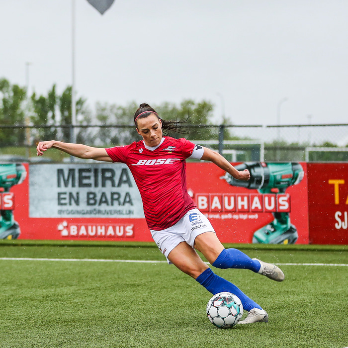 Hallbera spilaði í fyrsta sigri AIK á tímabilinu í Íslendingaslag gegn Djurgården.