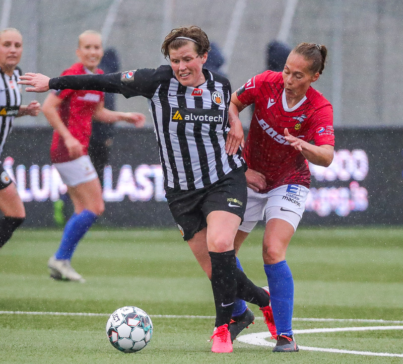 Katrín Ómarsdóttir lagði upp sigurmark KR