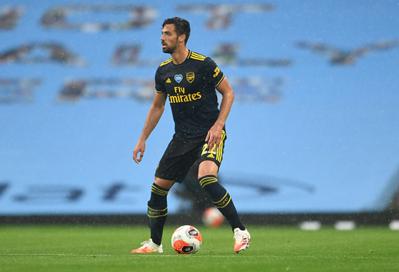 Pablo Mari í leik með Arsenal