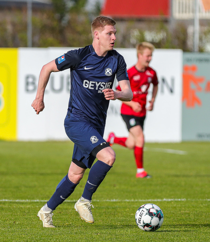 Adam Árni Róbertsson gekk í raðir Þróttar í vetur.