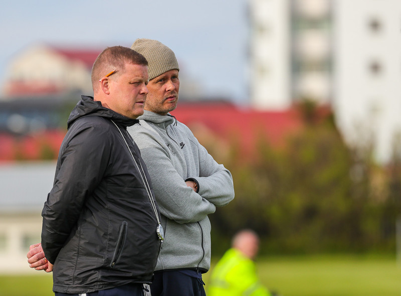 Eysteinn Húni og Sigurður Ragnar, þjáfarar Keflavíkur