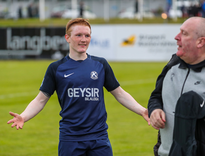 jóhann Þór Arnarsson í leik með Keflavík árið 2020