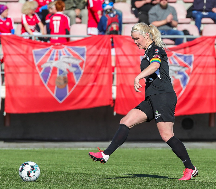 Arna Sif í leik með Þór/KA.