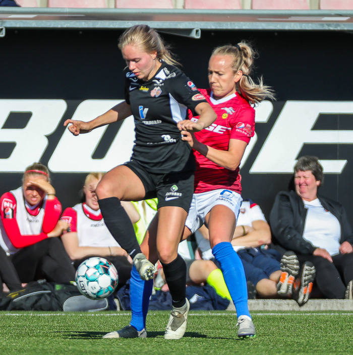 Margrét jafnaði metin af vítapunktinum.